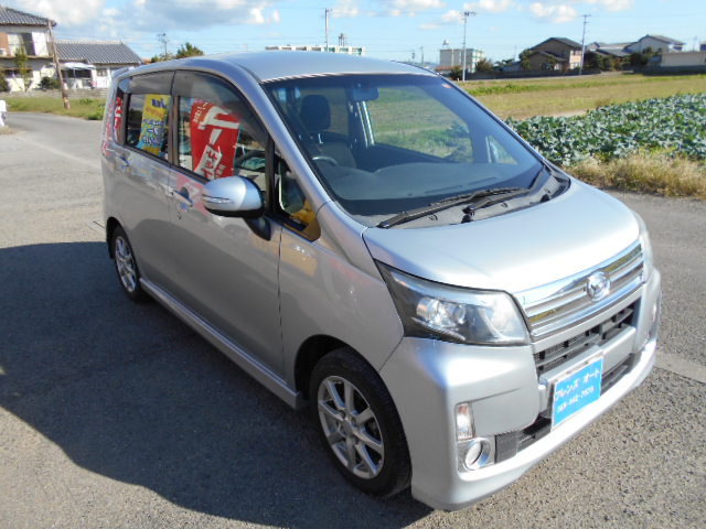 26年　ムーブカスタムＸリミテッド　車輛49万円　総額55万円　ﾊﾞｯｸﾊﾟﾈﾙ歪の小修復